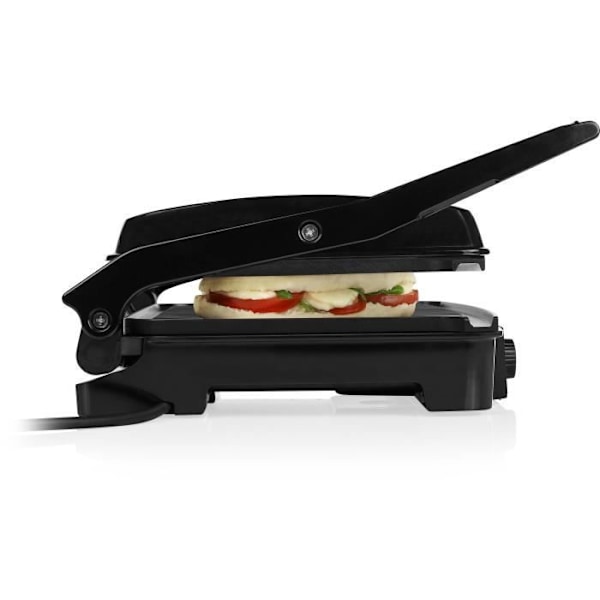 Tristar Kontaktgrill 2000 B 29,7x23,5 cm Sort Rostfritt stål och svart