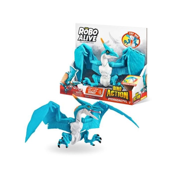 ROBO ALIVE Dino Pterodactyl Action S1 7173 ZURU Toy - Flerfärgad - För barn från 3 år och uppåt Flerfärgad