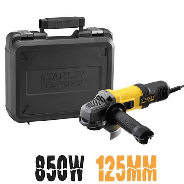 Meuleuse - STANLEY - FMEG220K - 125mm - 850W - Blødt start