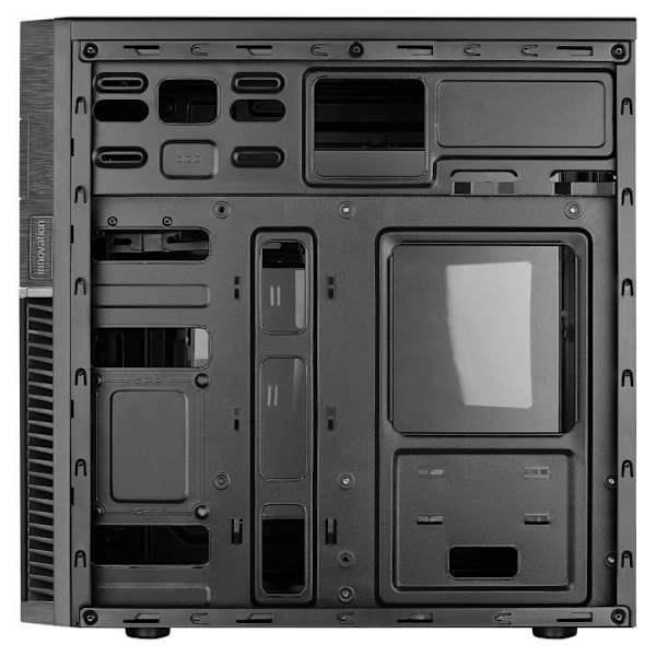 Aerocool CS-105, Mini-Tower, PC, SPCC, Micro-ATX, Mini-ITX, Musta, kotitoimisto