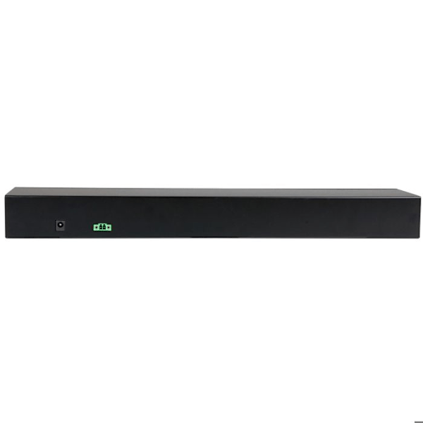 USB-sarjakeskitin - STARTECH - USB-16x DB9 RS232 -sovitin - Telineeseen asennettava - FTDI - Musta
