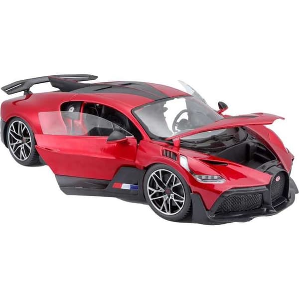 Monterade modeller - Bugatti Divo Red 1/18 Burago Röd