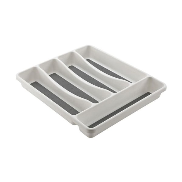 Mondex Bestikoptræk til køkkenskuffe 5 rum Hvid plast 31 x 27 x 4,5 cm - PLS261-00