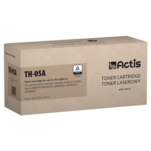 Tonerpatron - Actis - TH-05A - Kompatibel Sort - 1 stk - Ydelse 2300 sider
