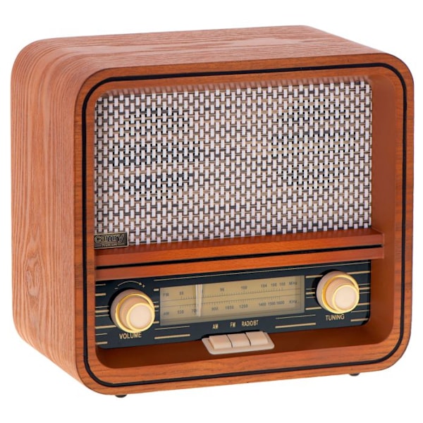 Radio Rétro - Camry - CR1188 - Bluetooth - AM/FM - Brown Wooden Case kastanj