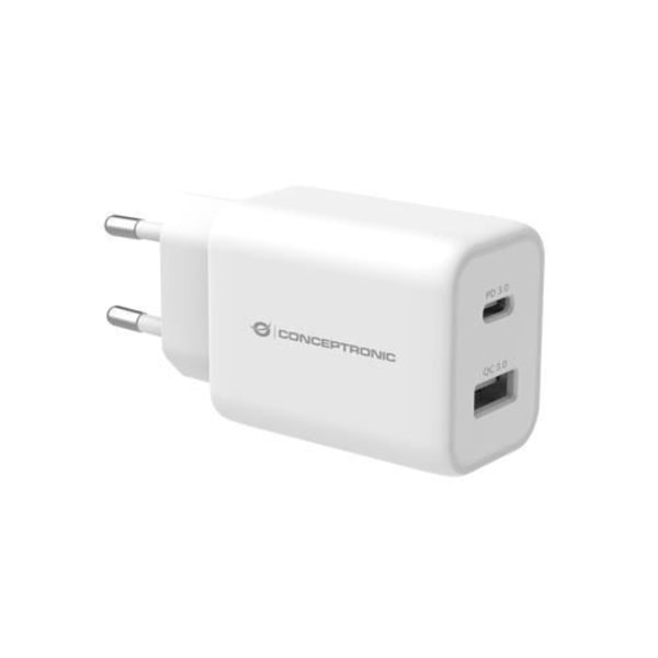 CONCEPTRONIC ALTHEA11W LATAUSLAITE MOBIILILAITTEILLE VALKOINEN SISÄTAKKA