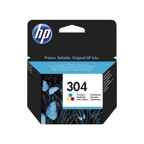 Blækpatron HP 304 - Tricolor - Inkjet - HP INC.
