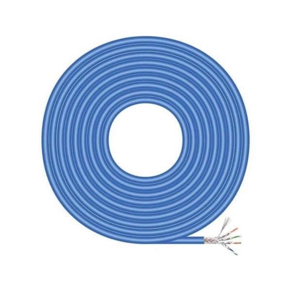 RJ45 netværkskabel Cat.6 UTP - AISENS - A135-0662 - 100m - Dca stiv - AWG24 - Blå Blå