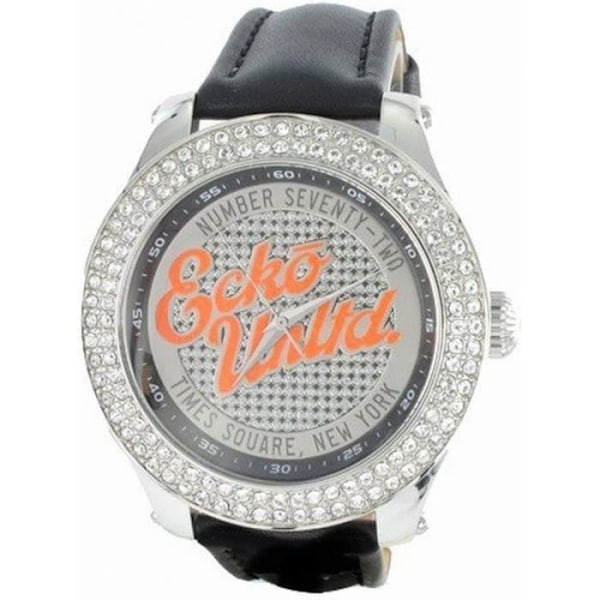 Herreur - Marc Ecko - E15078G2 - Analog - Læder - Kvarts Svart