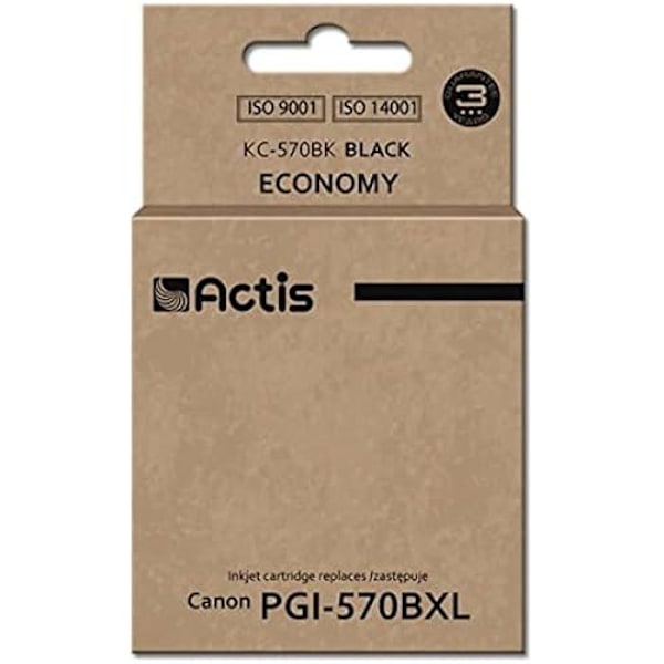 ACTIS KC-570BK mustepatruuna Canonille - Musta - Normaali - 22 ML