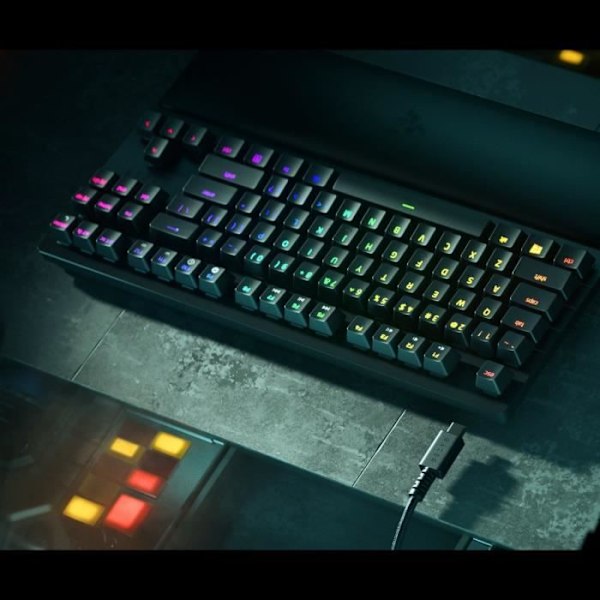 Spilkeyboard - Razer - Huntsman V2 TKL - Optisk - Baggrundsbelyst - QWERTY