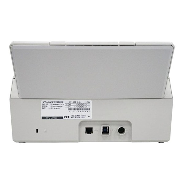 Scanner ADF - FUJITSU - SP-1120N - USB 3.2 - 600 x 600 DPI - 20 ppm - Färg Grå Grå