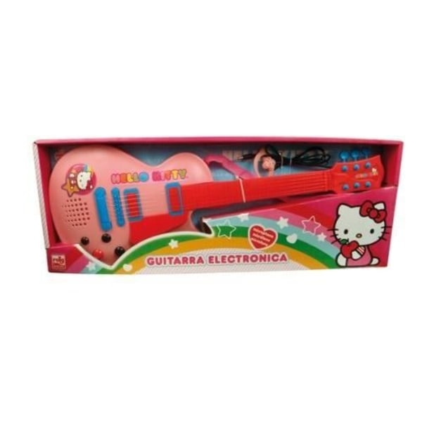 REIG Hello Kitty 6-strängad gitarr med hörlursmikrofon