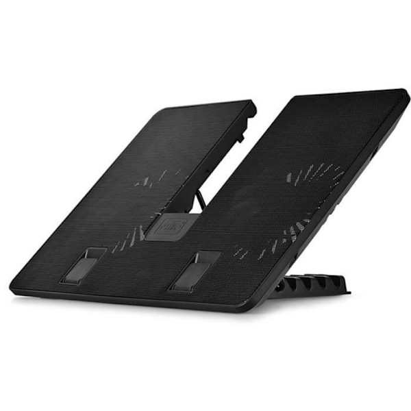 DEEPCOOL - U PAL - Ventileret bærbar computer support - DP-N214A5-UPAL Sort