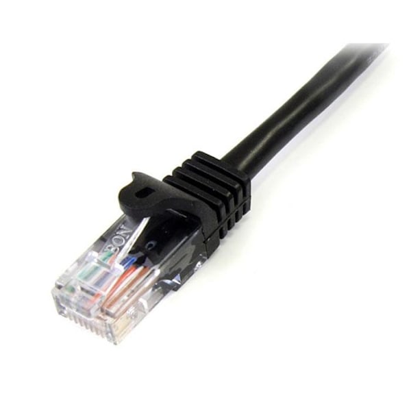 5 m koukuton Cat5e UTP verkkokaapeli - STARTECH - Musta - Ylikuulumisen vaimennus - PVC