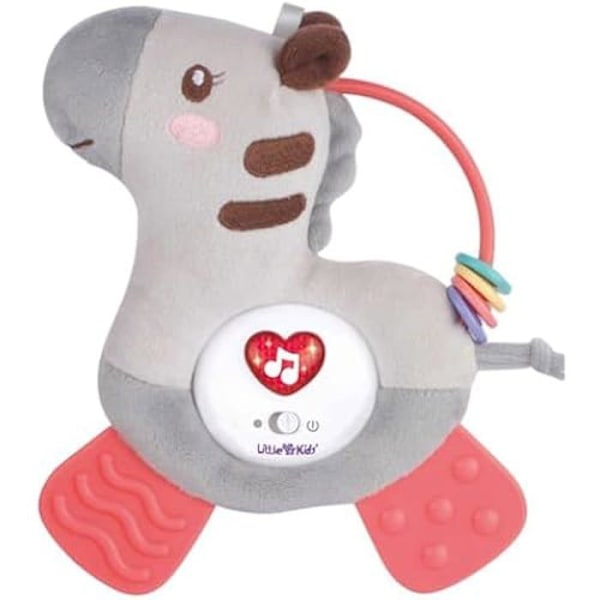 Monivärinen Lelu - LLOPIS - Musikaalinen Seepra - Valoboksi - 24 cm - Lapsille Flerfärgad