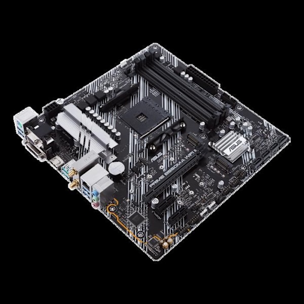 Emolevy - ASUS - Prime B550M-A WiFi II - micro ATX - Socket AM4 - Wi-Fi 6