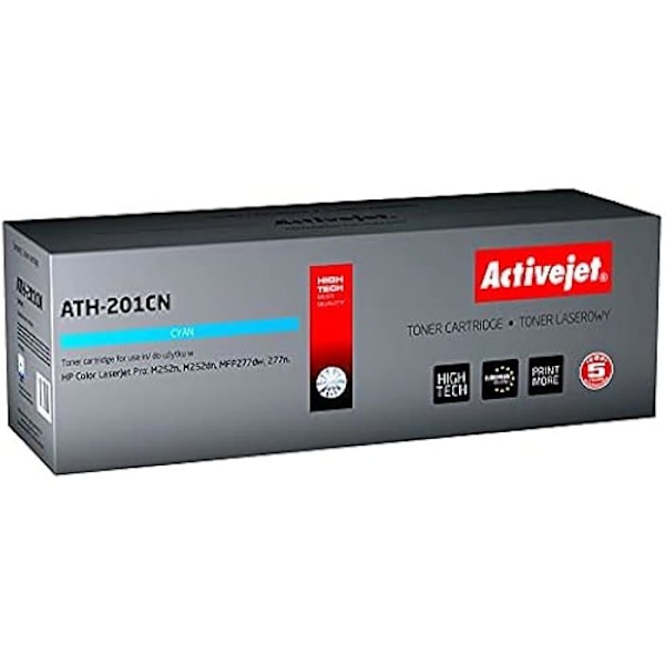 Tonerikassett - ACTIVEJET - Yhteensopiva Cyan - HP CF401A - 1 kpl