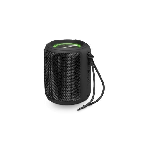 SPC Sound POWERPOOL - Kannettava Bluetooth-kaiutin, kompakti, valaiseva rengas, 20 tunnin akunkesto, 14 W, True Wireless Stereo, IPX7