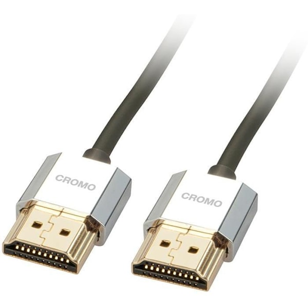 HDMI-kabel - LINDY - Slim - 1m - Kompatibel med HDMI 2.0 - Med Ethernet