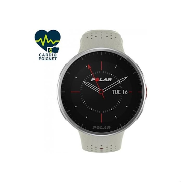 GPS-kello - Polar - Pacer Pro - Kardiomittari - Integroitu GPS - 50m vedenpitävyys vit