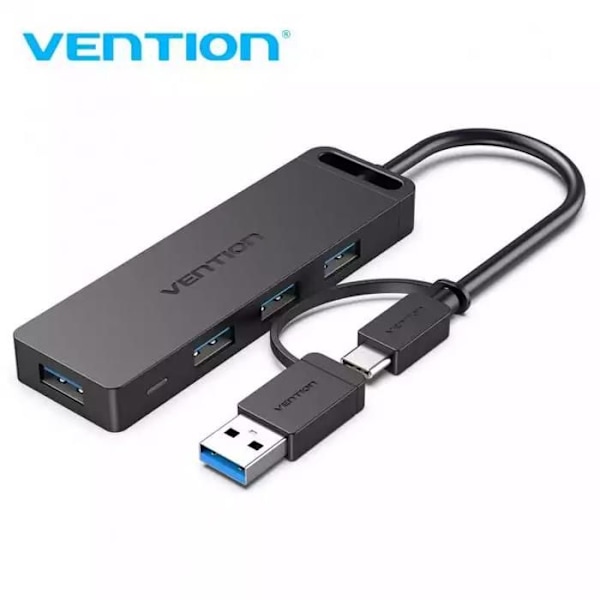 USB Hub - Vention - CHTBB - 4 porte - MikroUSB strøm - USB 3.1 5 Gbit/s