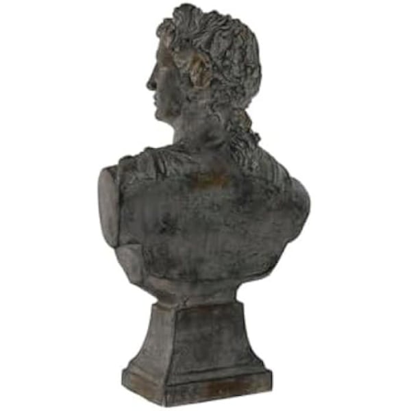 Koristeellinen hahmo - HOME ESPRIT - Harmaa rintakuva - 36 x 18 x 58,5 cm - Nykyaikainen tyyli - Moderni muotoilu Flerfärgad