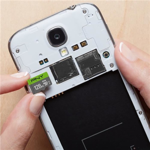 PNY Elite microSDXC-kort - 128 GB - Klasse 10/UHS-I (U1)