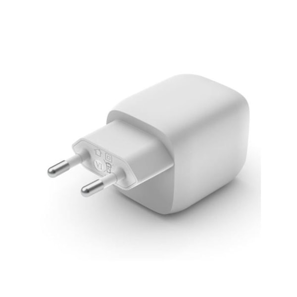Lader - Belkin - 45W PD PPS - Dual USB-C - GaN - Hurtigopladning