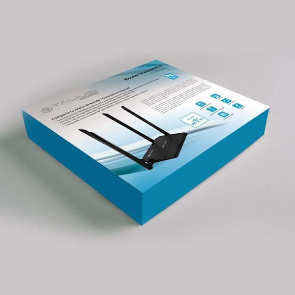 Modem - Talius - RT-300-N4D - WiFi-N - 300 Mbps - 4 porte LAN