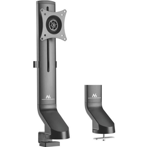 Support på skrivebord Maclean MC-853 til skærm 17 "-32" 8 kg med kabelhåndtering, kompatibel med MC-848 og MC-849. Sort