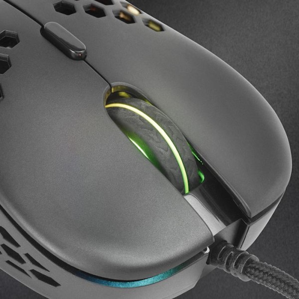 Mars Gaming MM55 RGB Wired Gamer Mus (sort) Sort