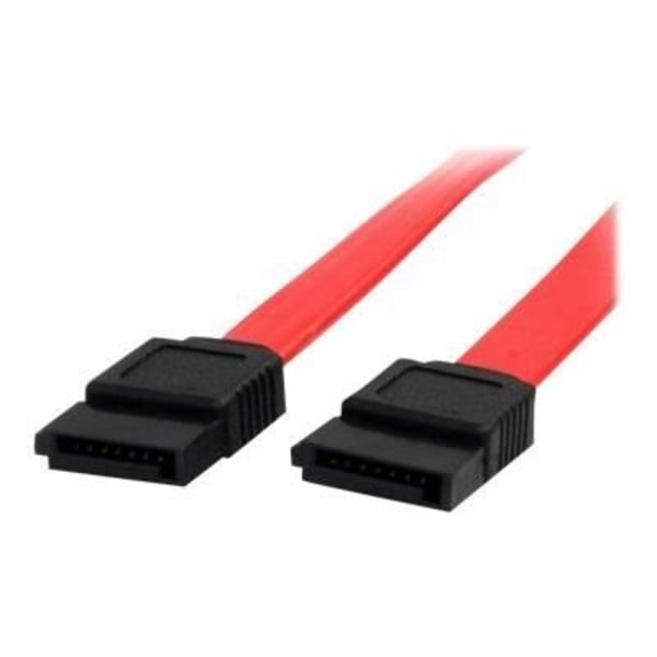 SATA III kaapeli - STARTECH - 60 cm - Punainen - Oikea kulma