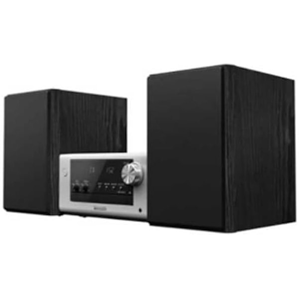Panasonic SC-PM700EG-S Neat Micro Hi-FI Compact Stereo System med CD, FM Radio, USB og Bluetooth, 80W højttalere, Fjernbetjening