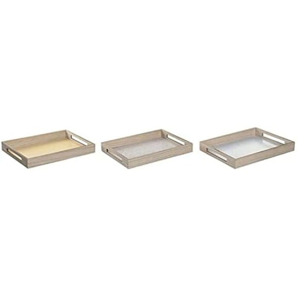 Förrättsbricka - DKD Heminredning - Estándar - MDF trä - Mått 40x30x5 cm - Olika färger