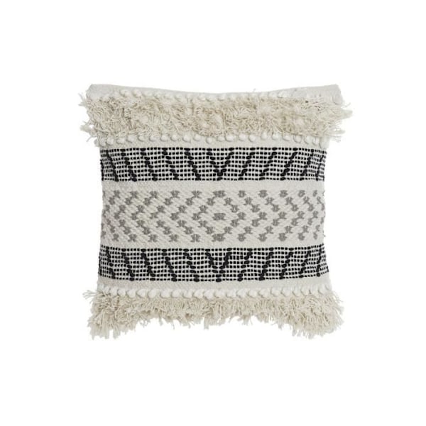 musta beige tyyny 45 x 10 x 45 cm boho