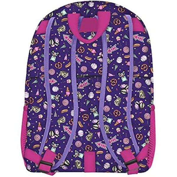 Reppu - SANTORO - Gorjuss Fairground Up and Away - 2 vetoketjua - Violetti - 31,5 x 44 x 22,5 cm Lila