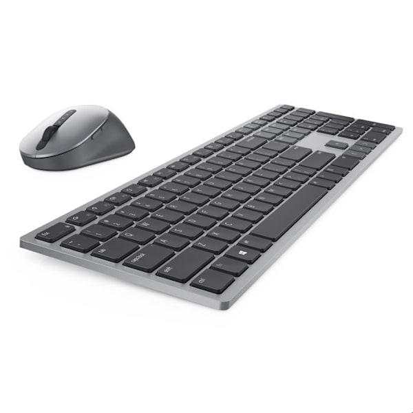 DELL KM7321W Trådlöst tangentbord och mus - RF Trådlös + Bluetooth - Spanska QWERTY - Grå