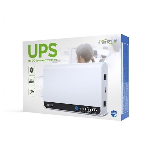 UPS - Gembird - 8716309127035 - 12V-15V - 18W - 2200 mAh