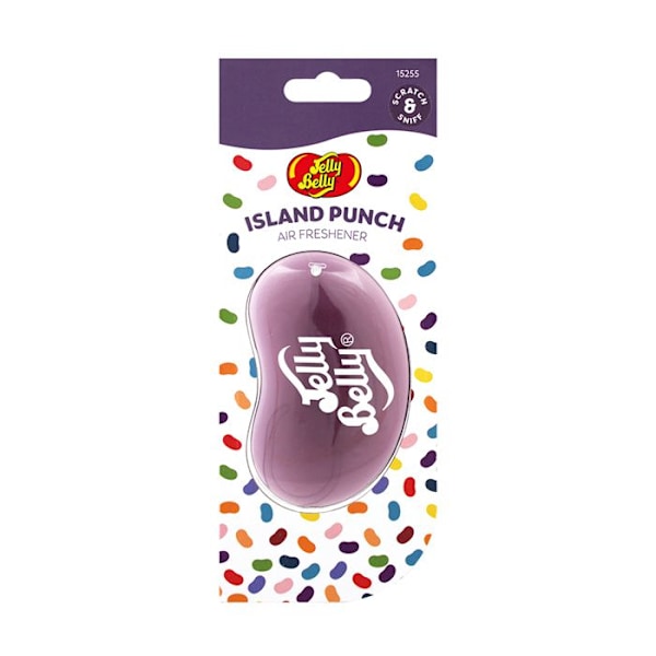 Ilmanraikastin - Jelly Belly - Island Punch - 3D - Pitkäkestoinen - Trooppinen tuoksu Ö Punch