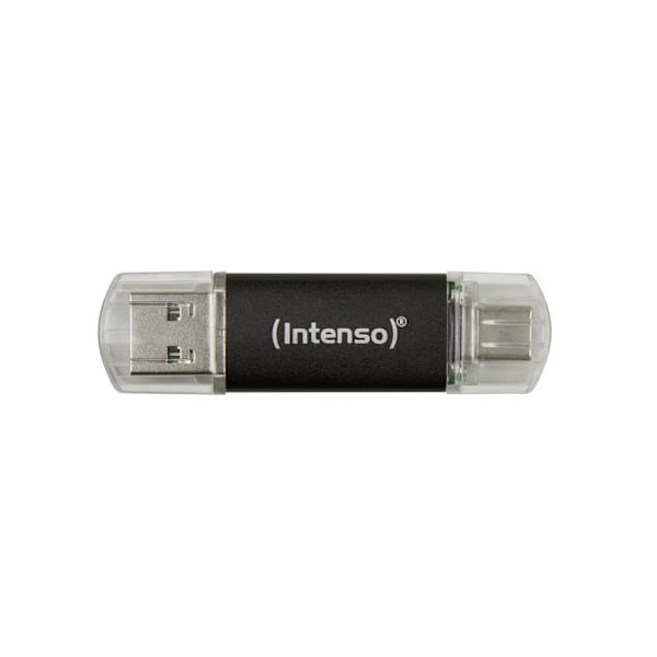 USB-avain - INTENSO - Twist Line - 32 Gt - USB-A, USB-C™ - USB 3.1 (Gen 1) Antrasiitti