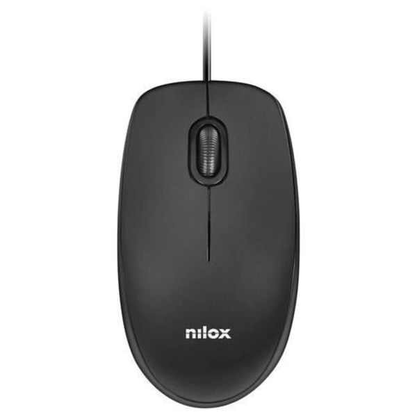 MUS OTTICO USB 1600DPI SORT NILOX MOUSB1003