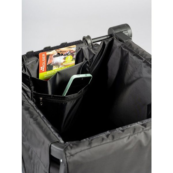 BB BASKET TWEED marine - Sammenklappelig kørepose - 4 hjul - Sort - Moderne design, let og robust struktur, stort indhold Noir PL