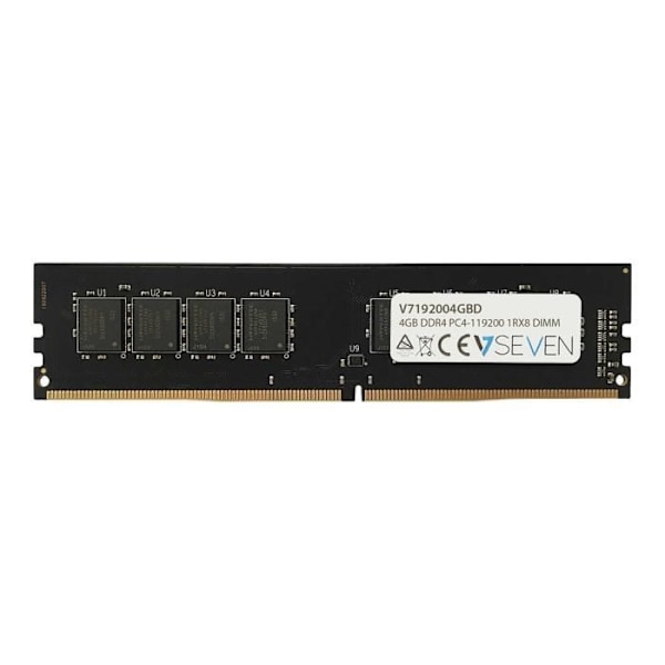 V7 RAM-modul - 4 GB - DDR4-2400/PC4-19200 DDR4 SDRAM - CL17 - Ikke-ECC - 1,20 V
