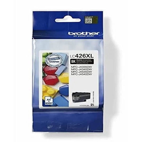 LC426XLBK blækpatron - BROTHER - 6000 sider sort med høj kapacitet - Til MFC-J4340DW, MFC-J4540DW og MFC-J4540DWXL