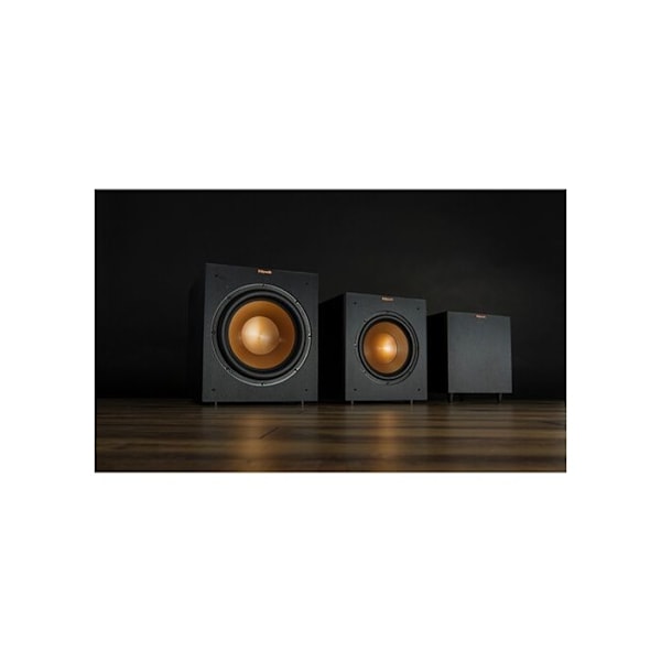 Klipsch Reference Series R-8SW subwoofer sort - 8" Graphit støbt ved injektion - Indbygget forstærker