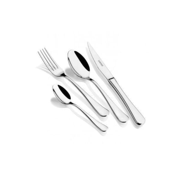 Bestickset - Monix - Rostfritt stål - 24 delar - Tål diskmaskin - Blank finish grå
