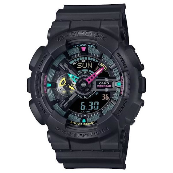 Casio Ur - Herrer - GA-110MF-1AER - Vandtæt 20 Atm - Dobbelt display Svart