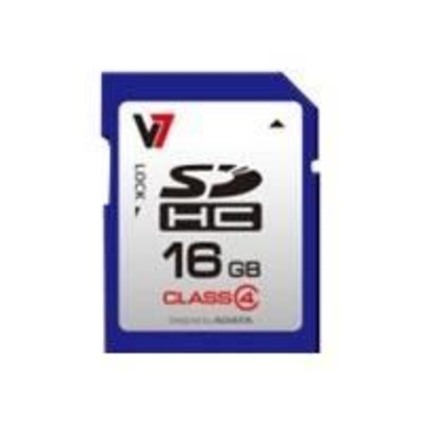 16 GB klasse 4 SDHC-kort - V7 VASDH16GCL4R-2E