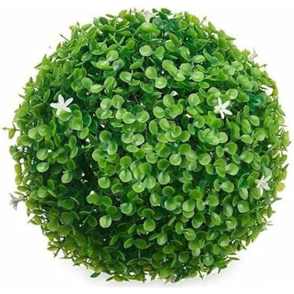 Dekorativ plante - IBERGARDEN - Standard - Hvid - 22 x 22 x 22 cm - 8 enheder hvid